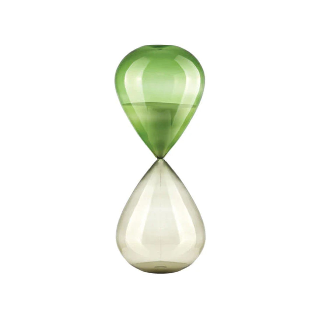 Clessidra Onlylux Vetro Doppio Colore Verde Oliva Fumè cm 20 OL02783