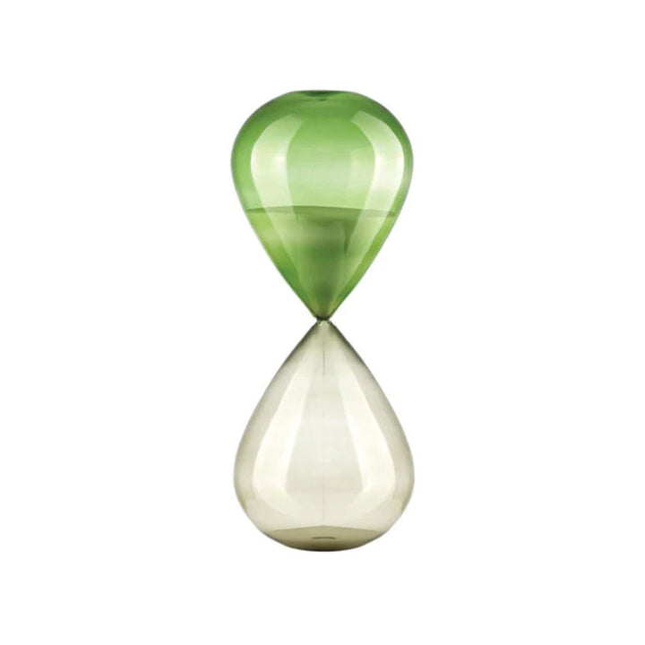 Clessidra Onlylux Vetro Doppio Colore Verde Oliva Fumè cm 20 OL02783