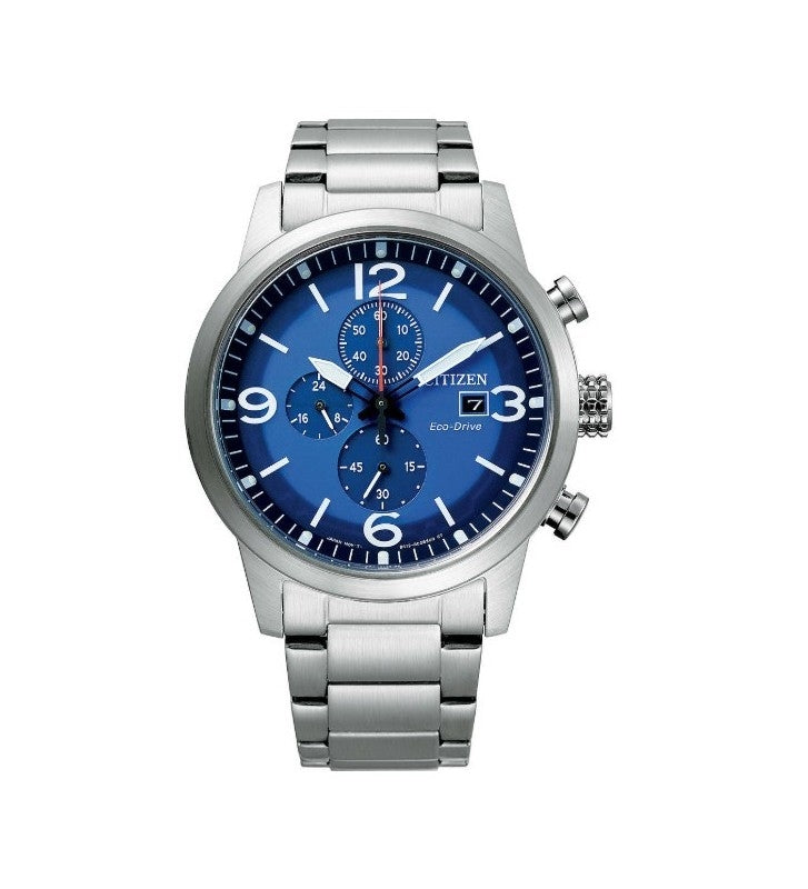 Orologio Uomo Acciaio CITIZEN  Eco Drive Off 2020 Crono Quarzo CA0741-89L