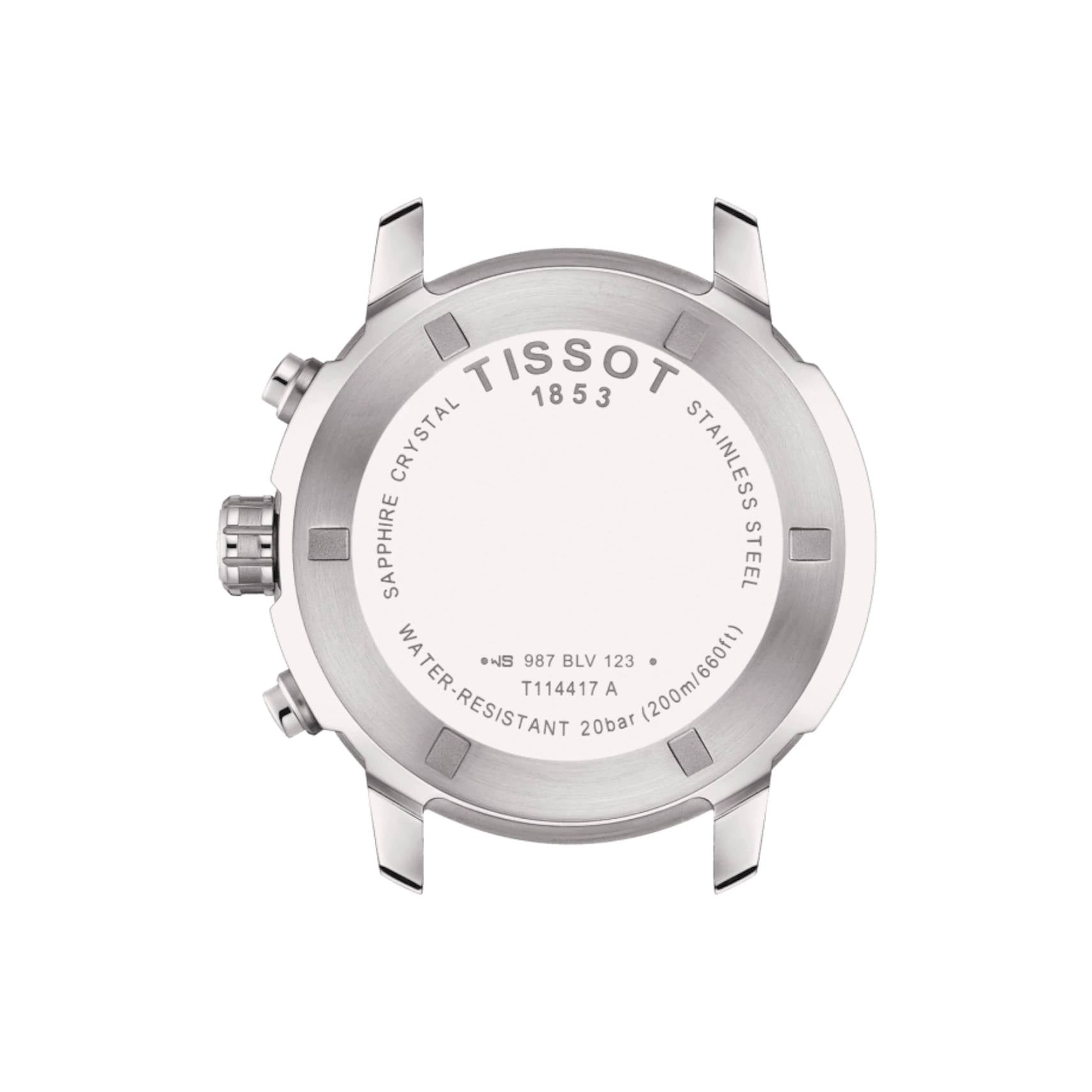 Orologio Uomo Tissot PRC 200 Acciaio Quarzo Cronografo Data T1144171103700