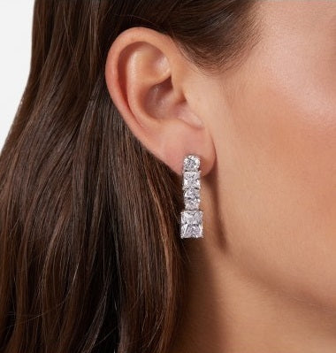 Orecchini Donna Chiara Ferragni Acciaio Lunghi Zirconi Princess J19AVU03