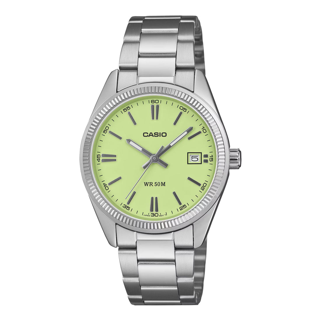 Orologio Unisex Ragazzo Casio Acciaio Verde Chiaro Quarzo UTP-1302PD-3A2VEF