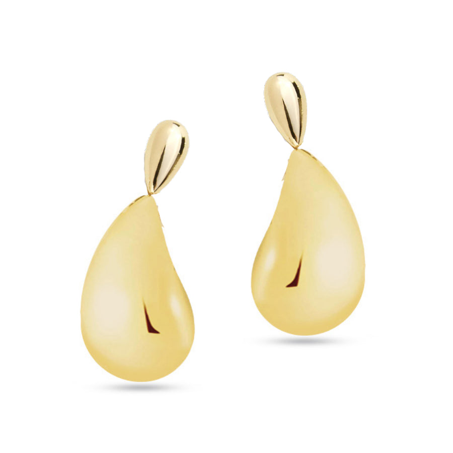 Orecchini Donna Liu Jo Acciaio Dorato Goccia Pendente LJ2745