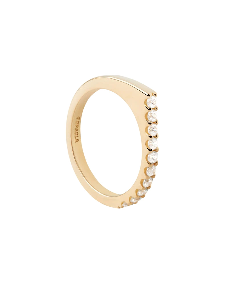 Anello Donna PDP Argento 925 Oro Zirconi AN01-E90-12