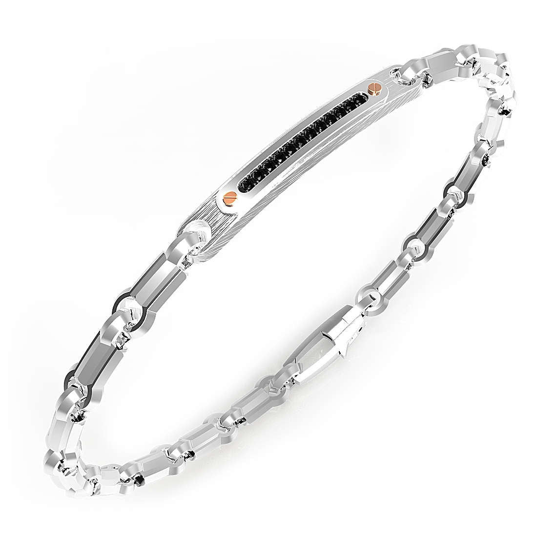 Bracciale uomo Acciaio Zancan EHB089