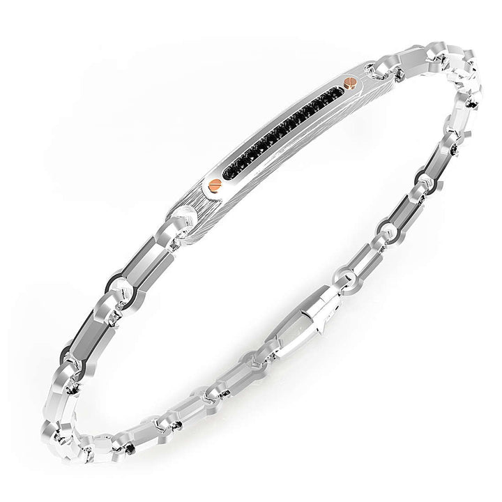 Bracciale uomo Acciaio Zancan EHB089