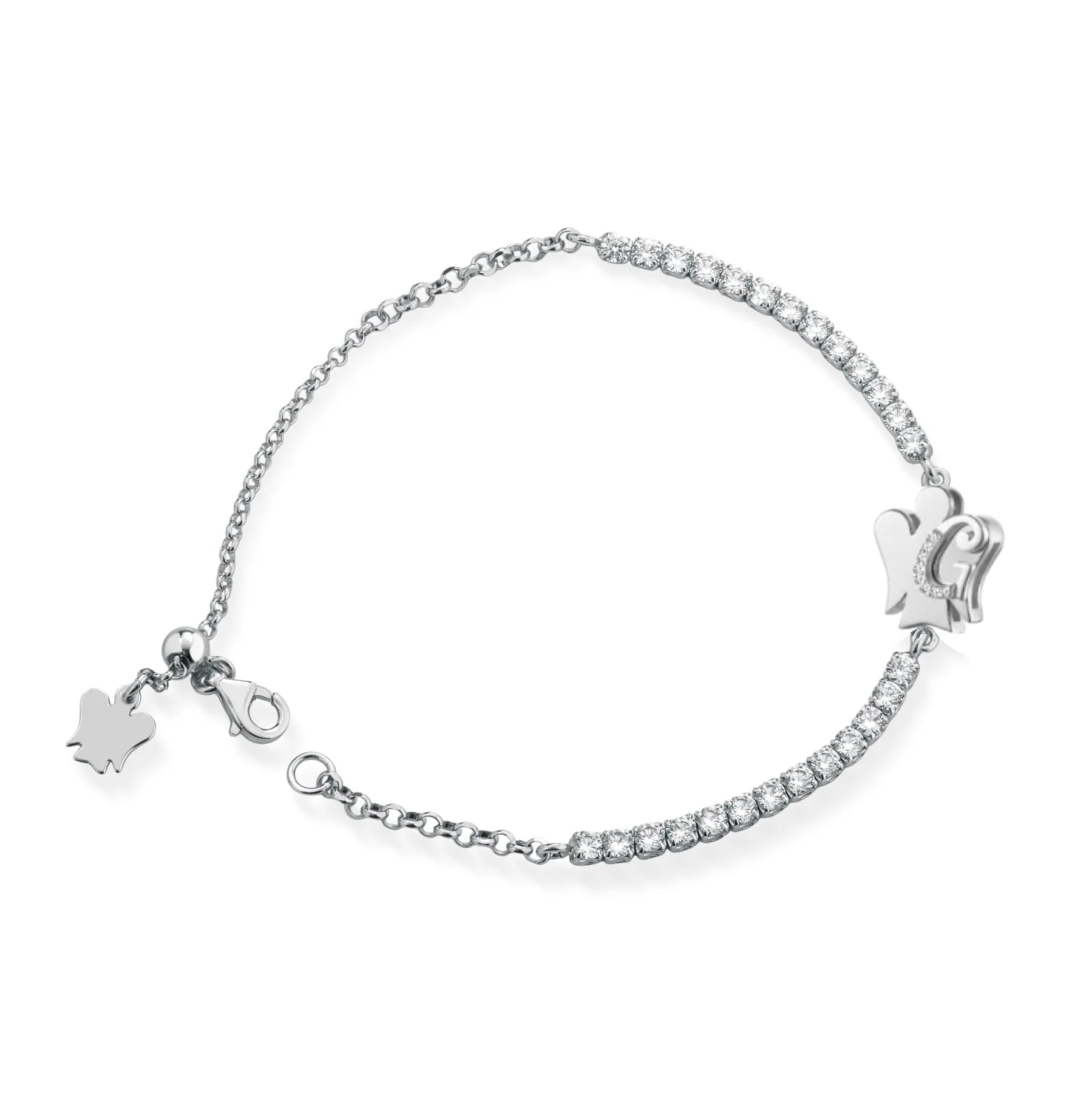 Bracciale Donna Iniziale G Roberto Giannotti Alfabeto degli Angeli GIA600G
