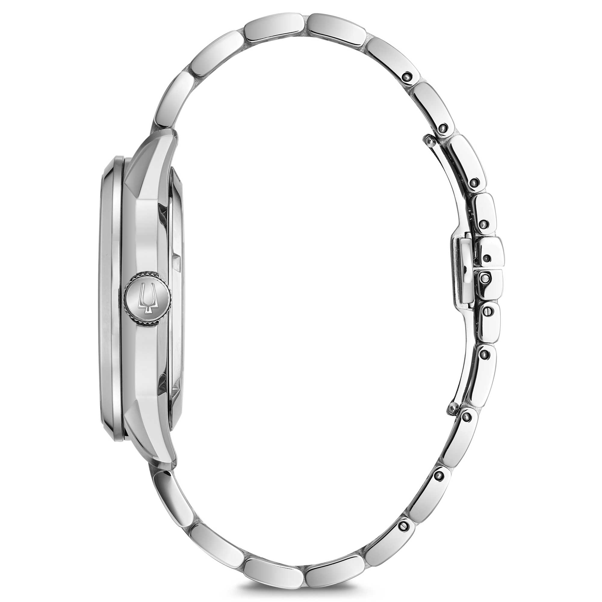 Orologio Uomo Bulova Automatico Sutton Skeleton Acciaio Satinato Lucido 96A208