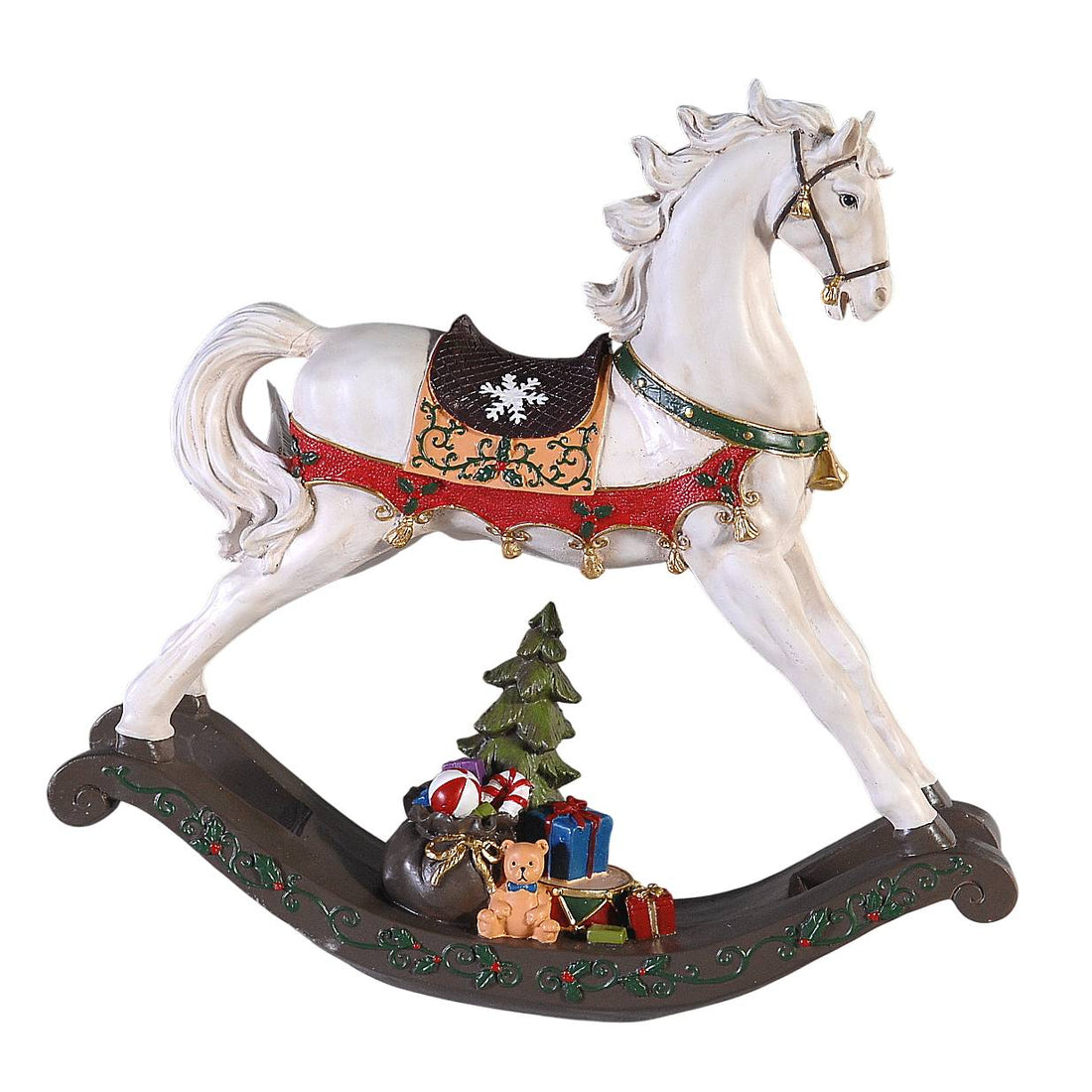 Cavallo Dondolo Vetur Bianco 46 cm 15227