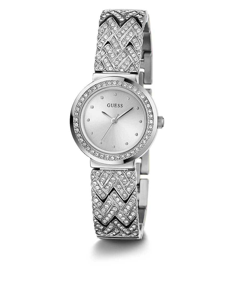 Orologio Donna Guess Quarzo Solo Tempo Zirconi Acciaio GW0476L1