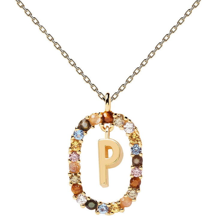 Collana Donna P D Paola arg 925 iniziale P