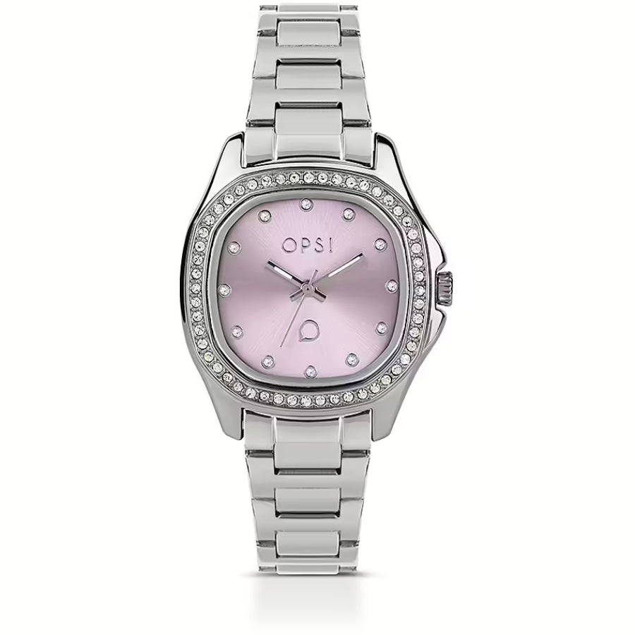 Orologio Donna Ops Acciaio Colored Square Quarzo Solo Tempo OPSPW-991-3400
