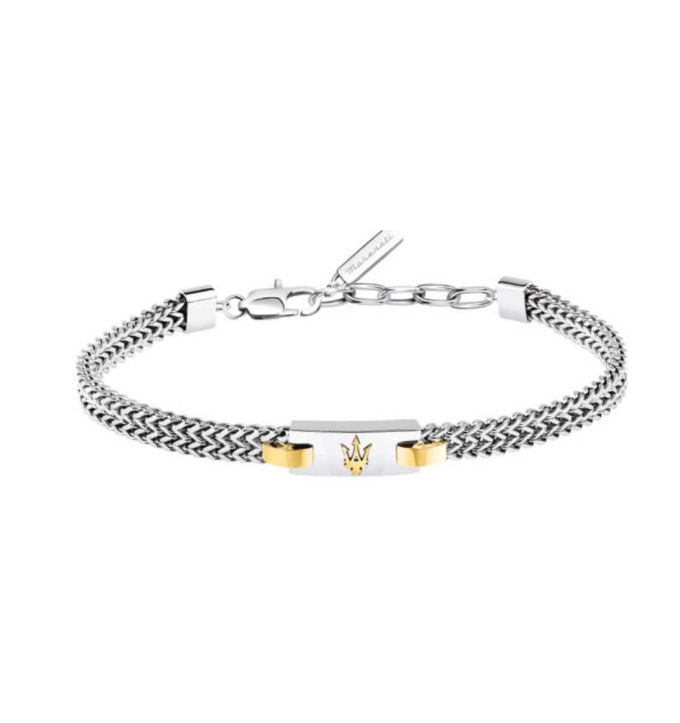 Bracciale Uomo Maserati Maglia Milano Bicolore JM425AVD103