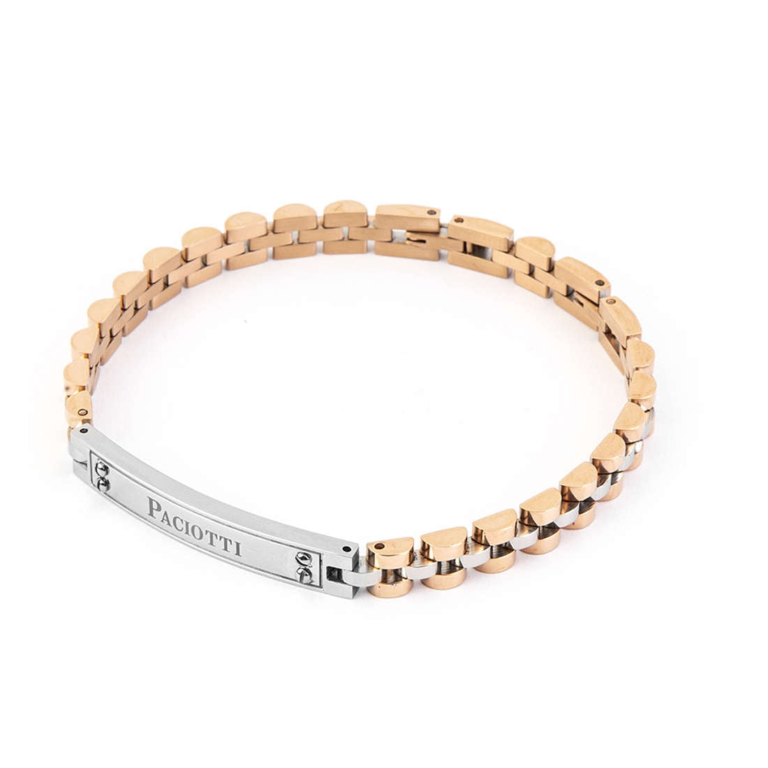 Bracciale Uomo 4US Cesare Paciotti acciaio e pvd rosa 4UBR4432