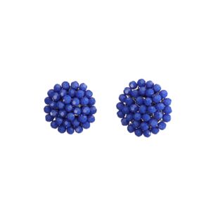 Orecchini Donna Ottaviani A Lobo Clip Senza Buco Multi Pietra Strass Viola 500711O