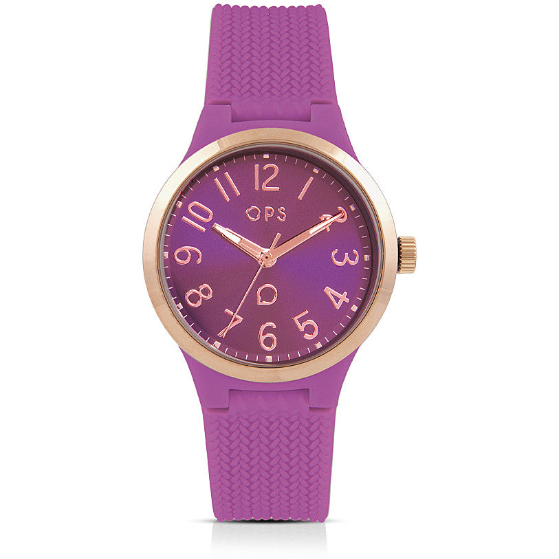 Orologio Donna OPS Gomma Quarzo Solo Tempo OPSPW-929-1750