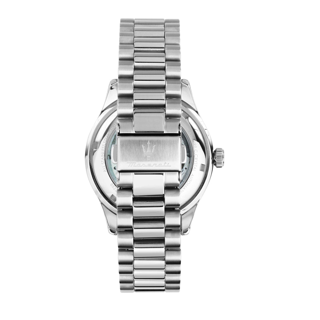 Orologio Uomo Maserati Automatico Maglia President Acciaio Blu R8823124002