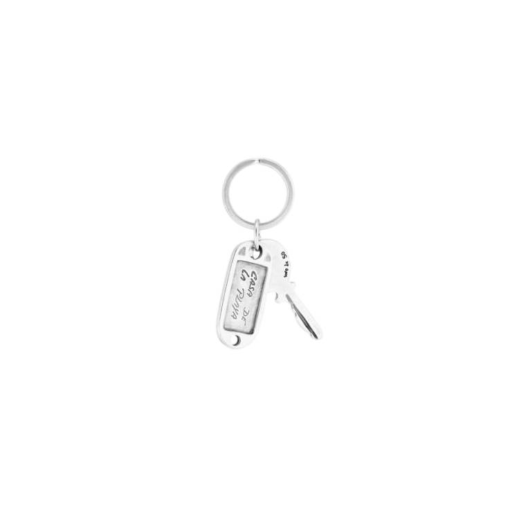 Portachiavi Unode50 Chiave Placcato Argento LLA0032MET X