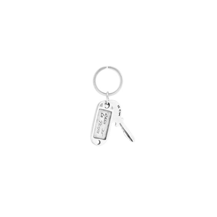 Portachiavi Unode50 Chiave Placcato Argento LLA0032MET X