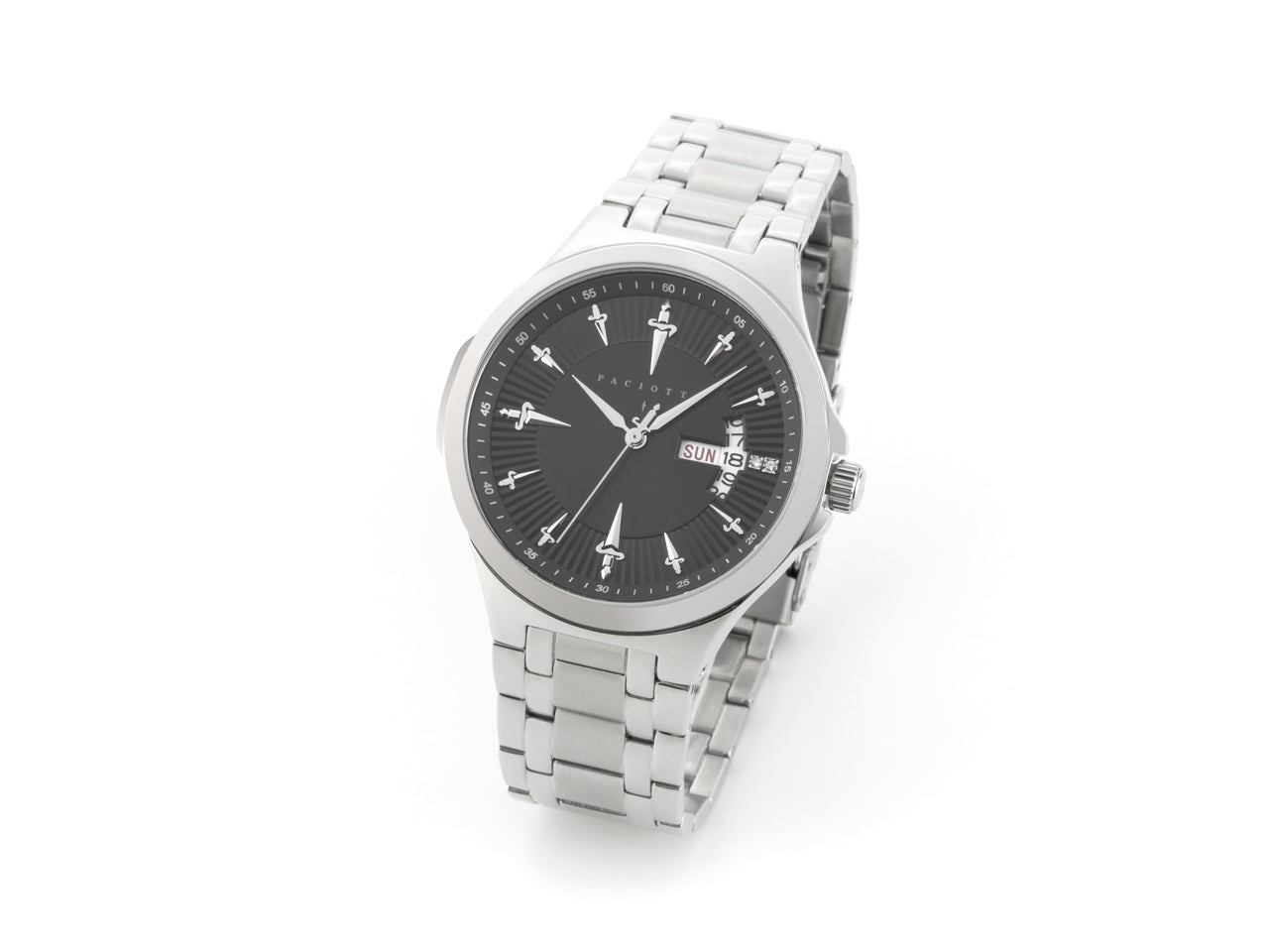 Orologio Uomo Cesare Paciotti Acciaio Quarzo Nero Data TSST224