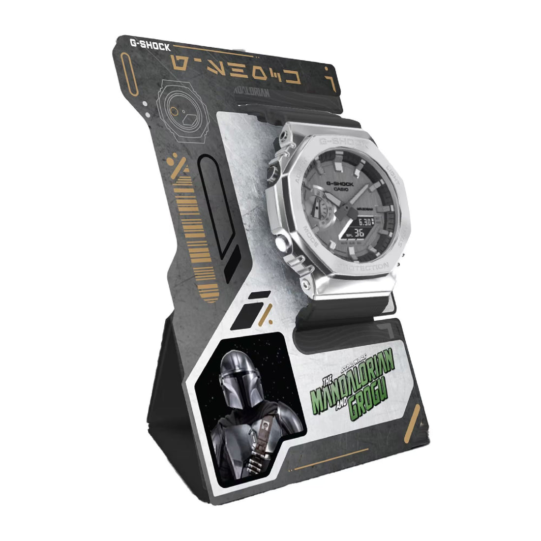 Orologio Uomo Casio G-SHOCK x STAR WARS MANDALORIAN Nero GM-2100-1AER-MAN