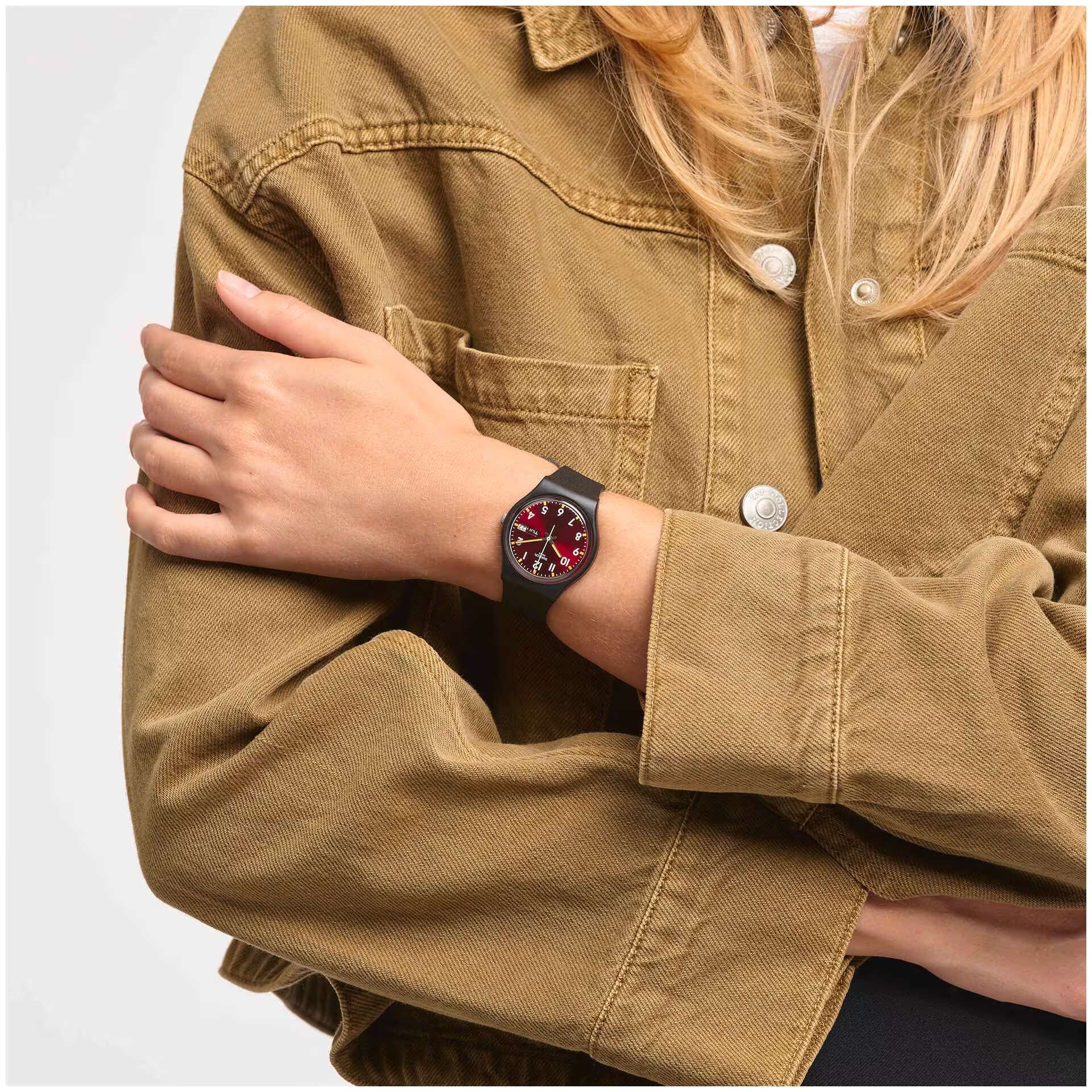 Orologio Unisex Swatch SIR Red Quarzo SO28R704