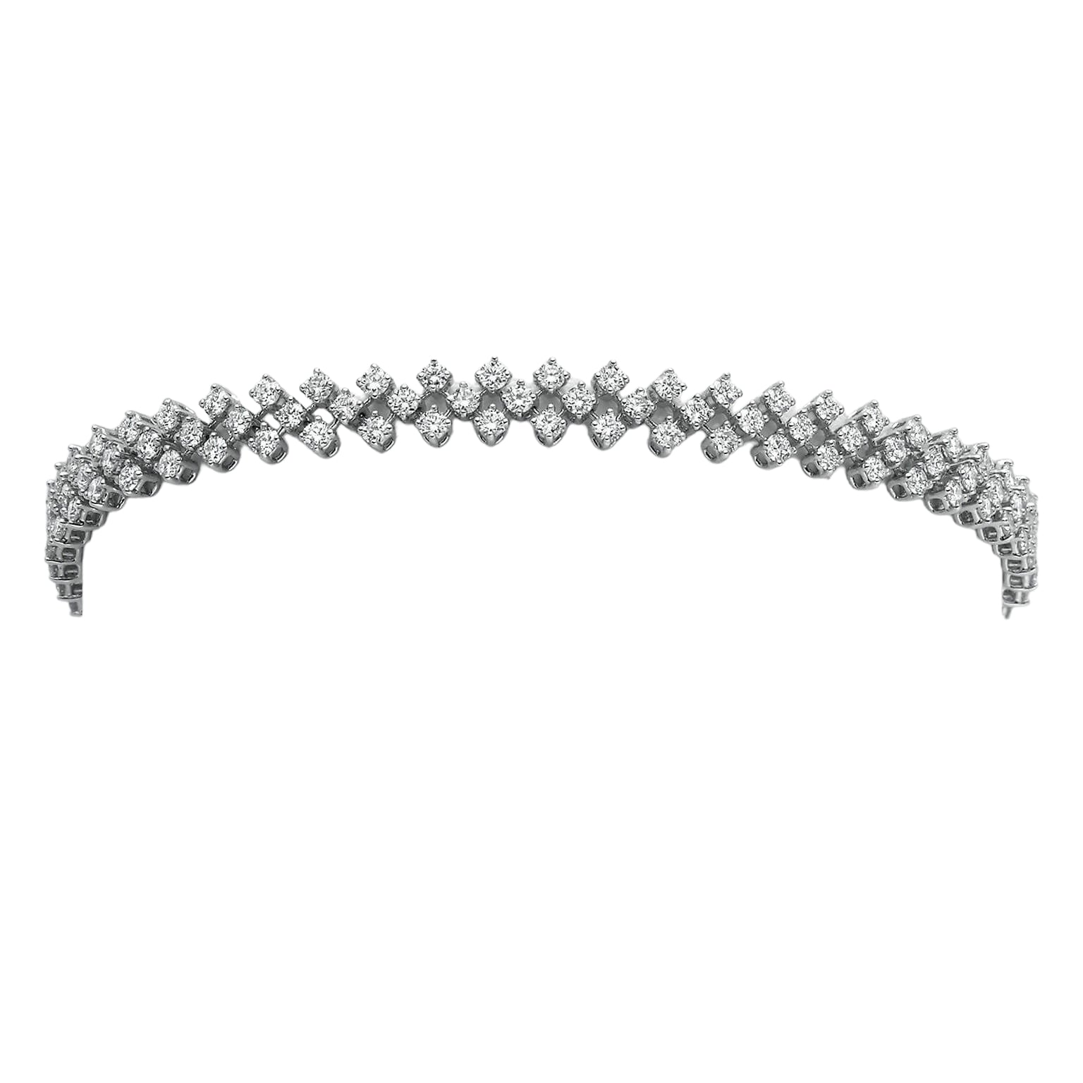Bracciale Donna Miluna Tennis A Tappeto Oro 18 KT Diamanti BRD895