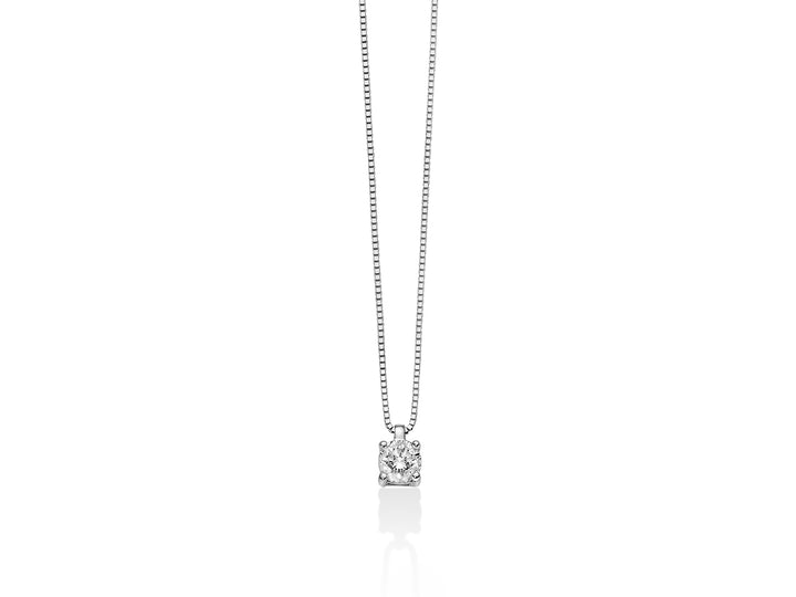 Collana Donna Miluna Punto Luce ORO 750 Con Diamante CLD3993-020G7