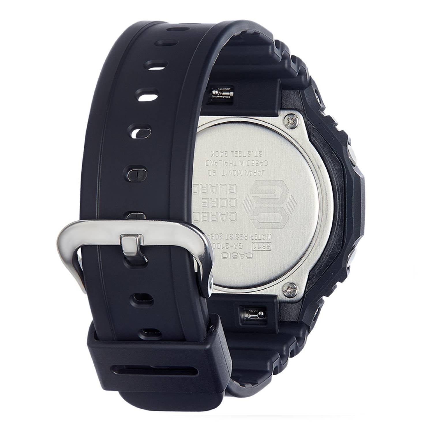 Orologio Uomo Gomma Casio Quarzo G-SHOCK GA-2100SU-1AER Digitale Analogico Nero