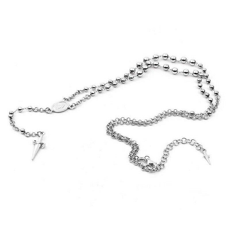 Collana Uomo Cesare Paciotti Argento Biglie Lucide JPCL2152B