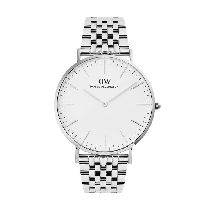 Orologio Uomo Daniel Wellington Classic Link Acciaio Bianco DW00101021