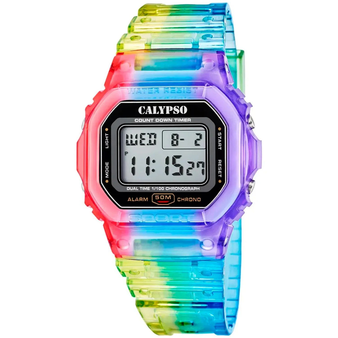 Orologio Bambino Quarzo Solo Tempo Calypso Color Splash K5874/6
