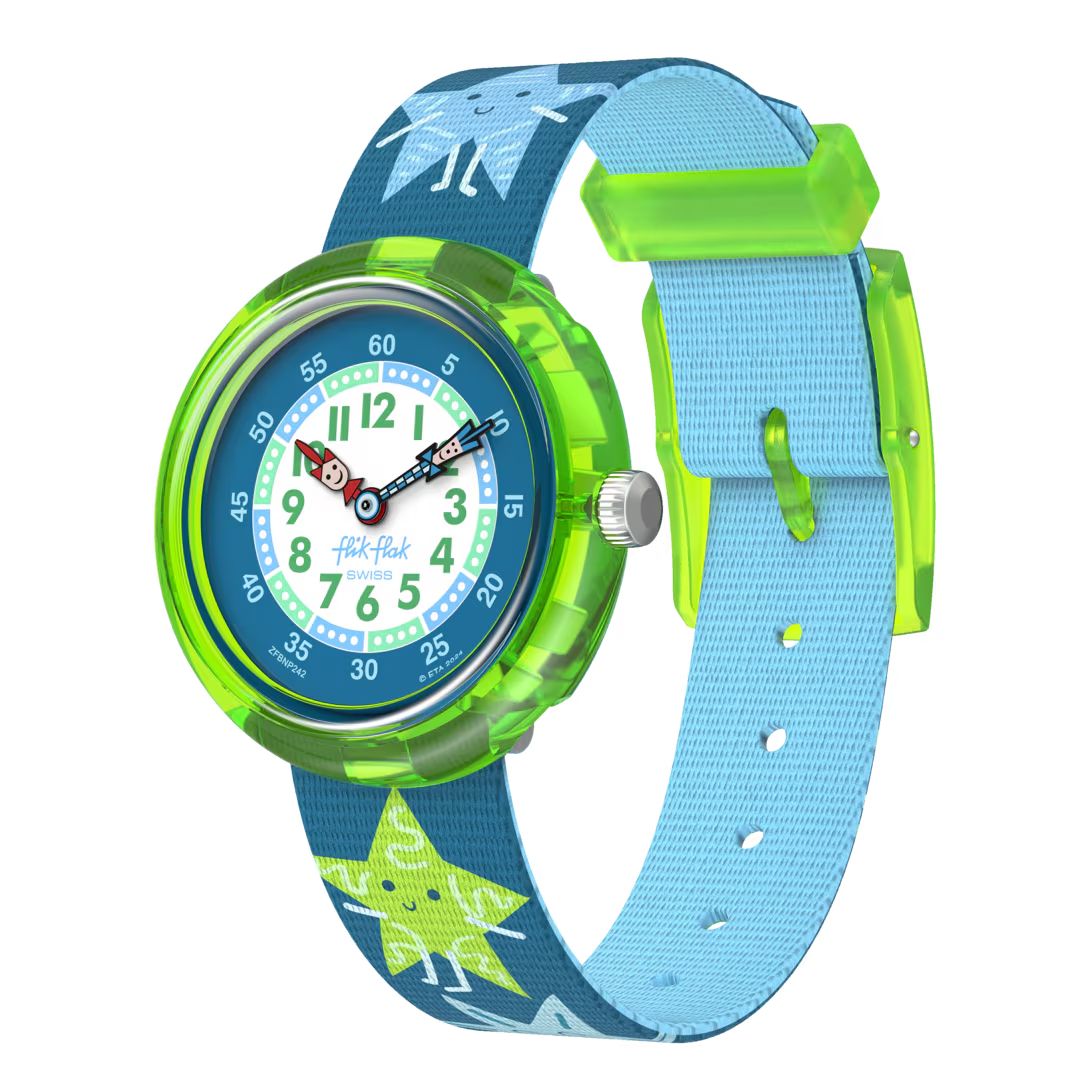 Orologio Bambino Swatch Flik Flak STARRY GLOW ZFBNP242