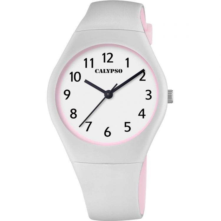 Orologio Donna Calypso Gomma Quarzo Solo Tempo Rosa K5791/A