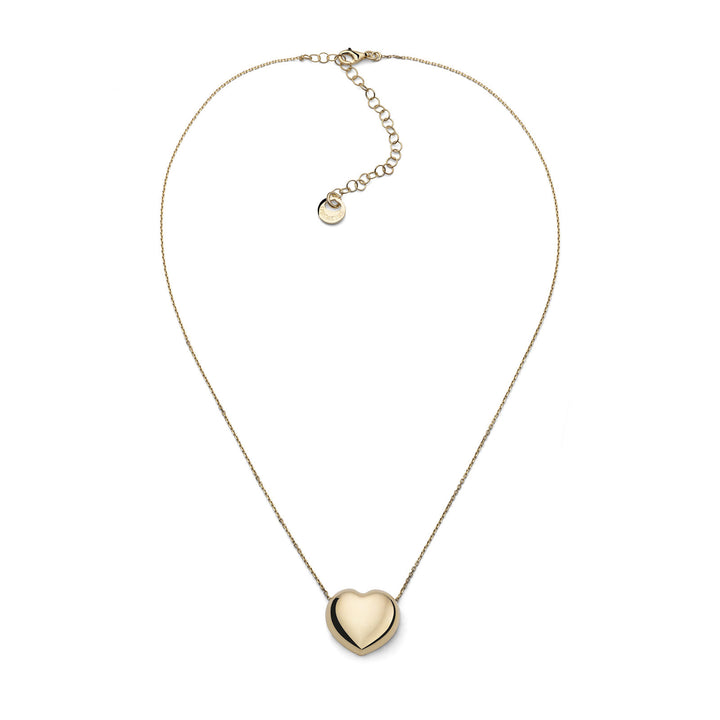 Collana Donna Unoaerre Argento Dorato 925 Cuore Bombato 6626