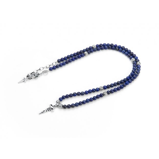 Collana Uomo Cesare Paciotti Replay Argento Lapis Blu Pugnale
