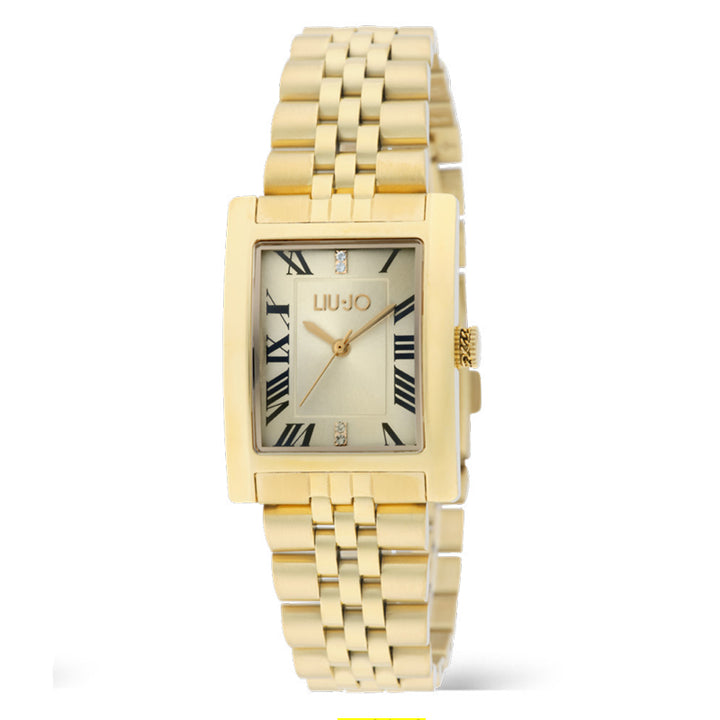 Orologio Donna Acciaio Liu Jo Rettangolare Quarzo Oro TLJ2652