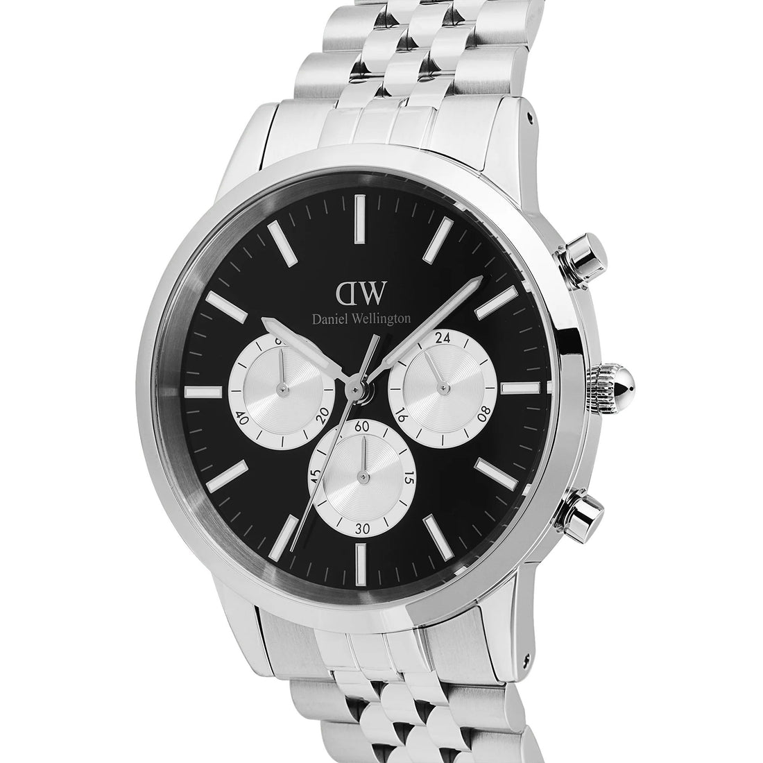 Orologio Uomo Daniel Wellington Iconic Cronografo Nero DW00100873