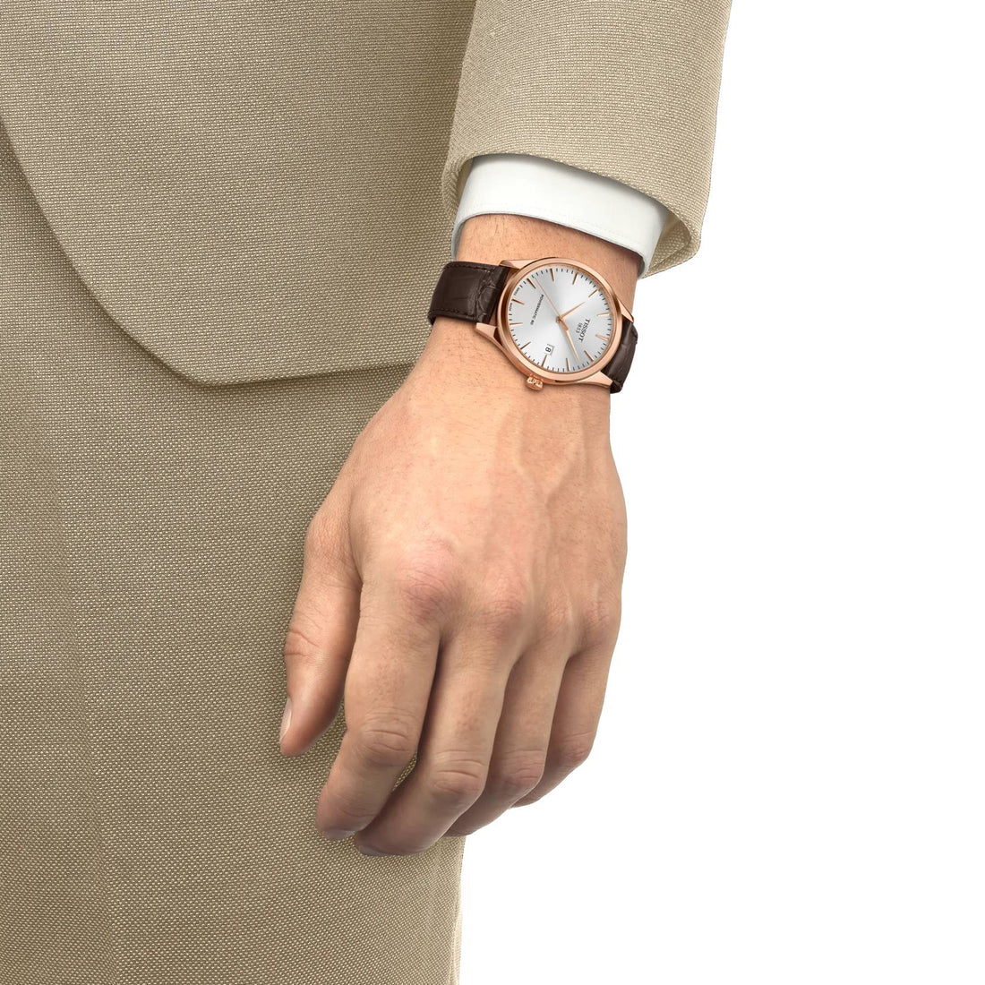 Orologio Uomo Tissot Classic Dream Automatico Powermatic 80 Rosè T1584073603100