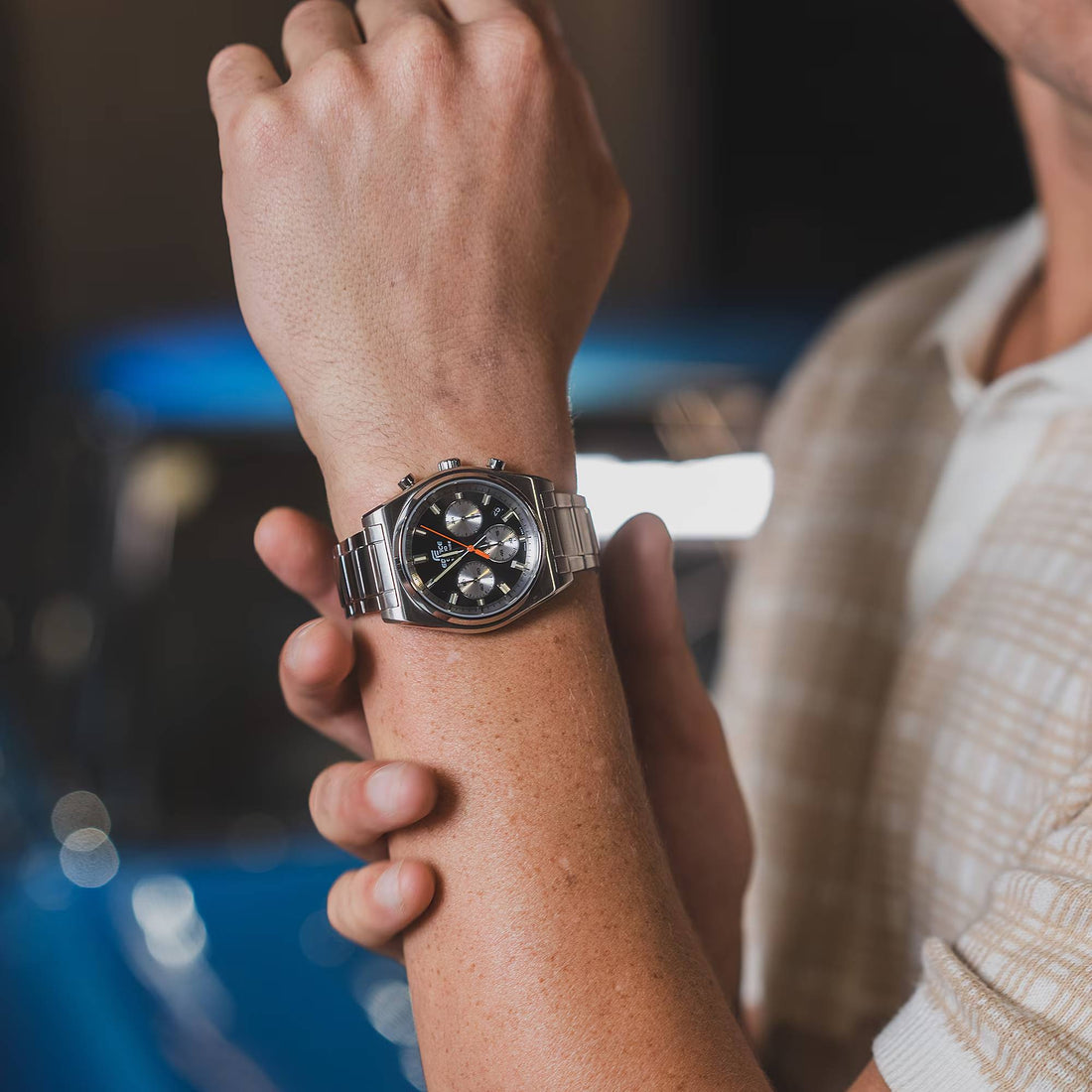 Orologio Uomo Casio Edifice Acciaio Cronografo Nero EFB-730D-1AVUEF