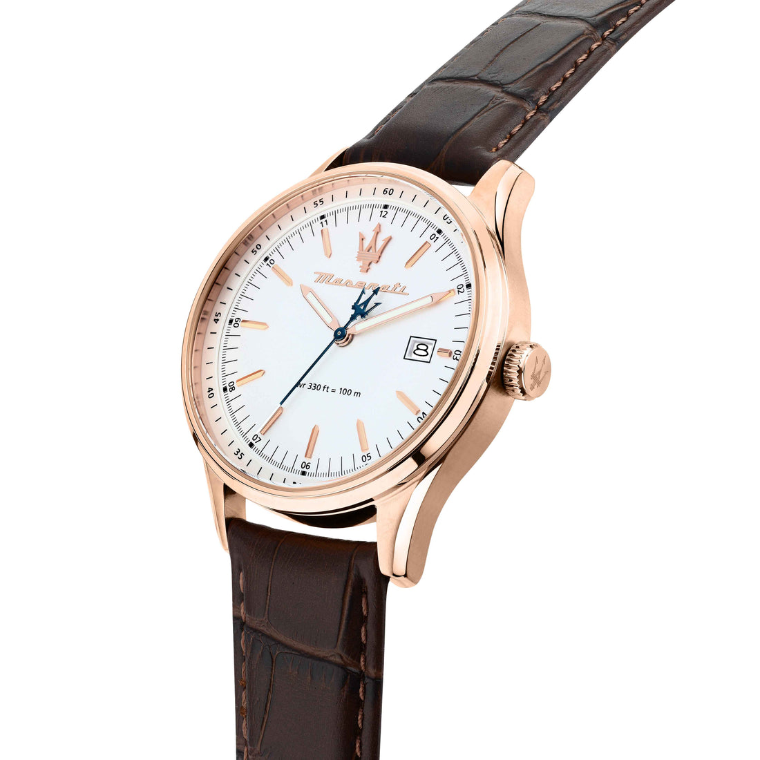 Orologio Uomo Maserati Acciaio Pelle Marrone Quarzo Data R8851124002