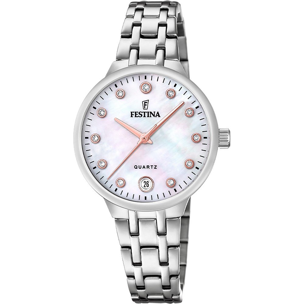 Orologio Donna Festina Mademoiselle Al Quarzo Con Cristalli F20718/1
