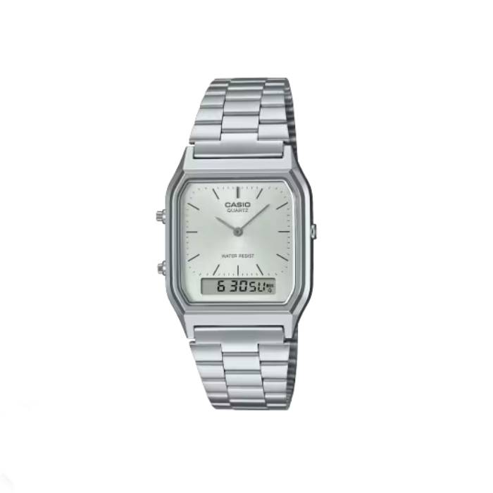 Orologio  Acciaio Casio Vintage Digitale Quarzo AQ-230A-7AMQYES