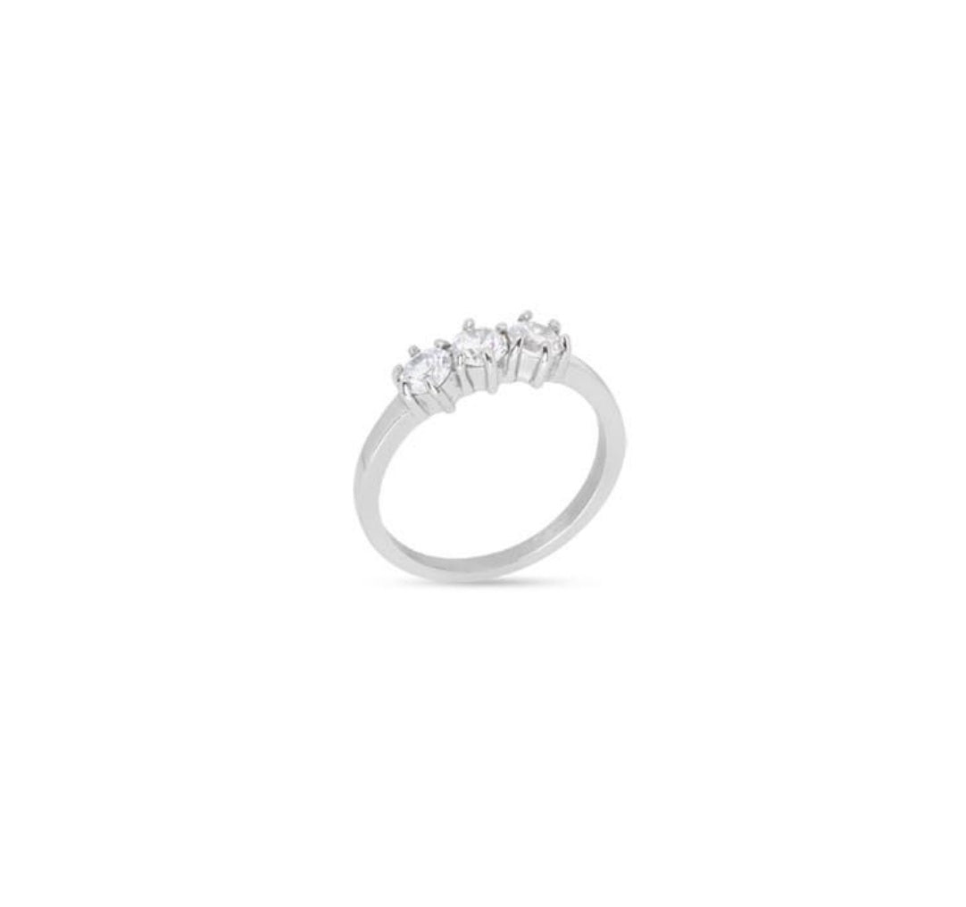 Anello Donna Liu Jo Acciaio modello trilogy LJ2574M12