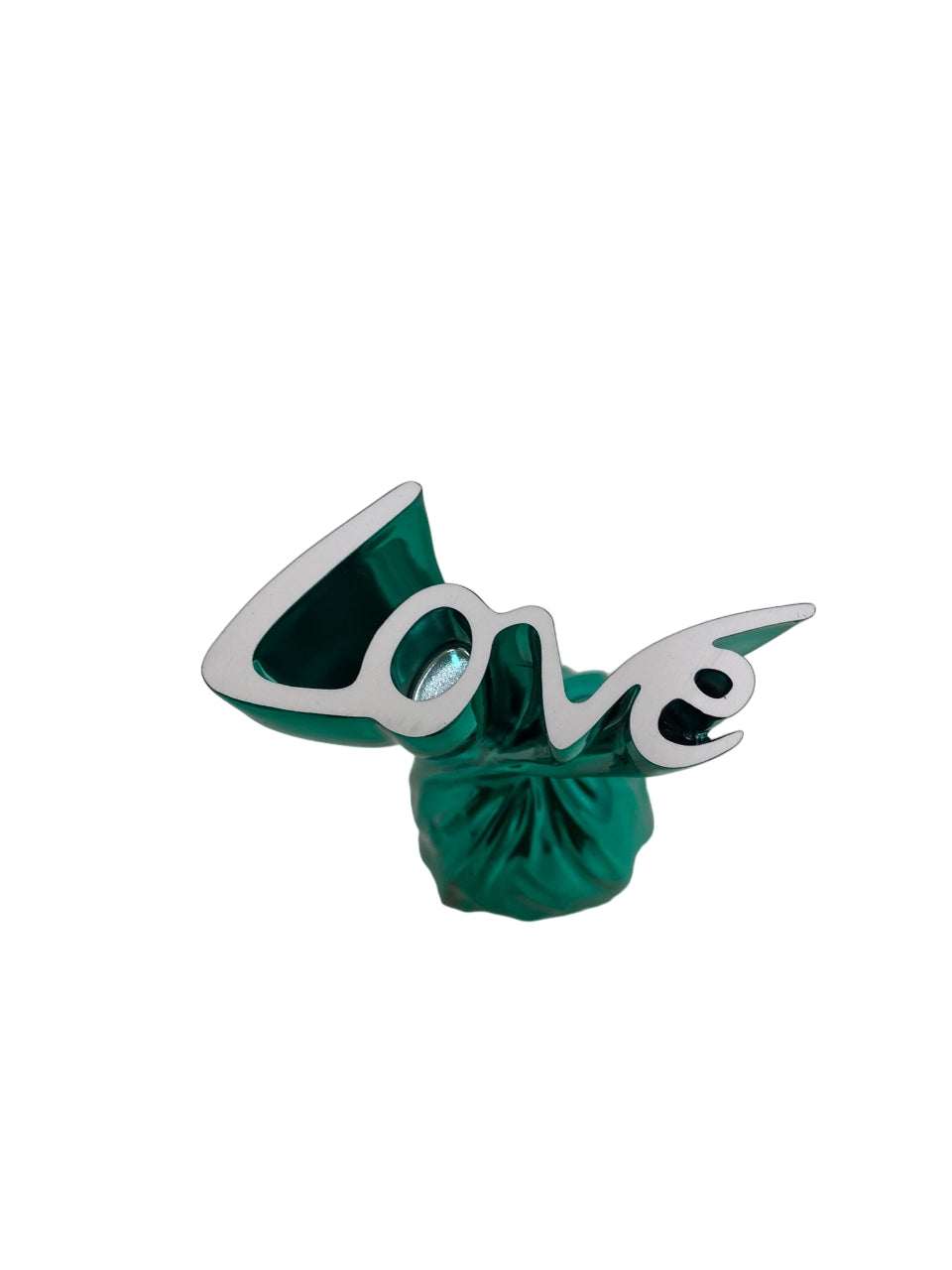 Scultura amore Sequenze Colore Verde cm 12 BPZ015/V