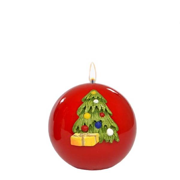 Candela Adpal Tonda Rossa Albero Di Natale AD-7