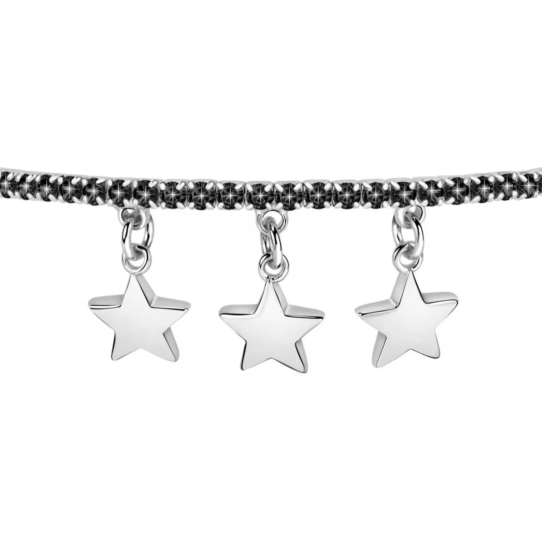 Bracciale Donna La Petite Story Ottone Charm Stelle Zirconi Neri Lux Bangles LPS05APZ17