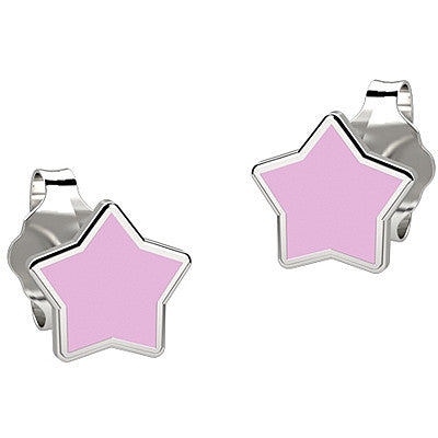Orecchini Bambino Nanàn Argento 925 Stellina Rosa NAN0086
