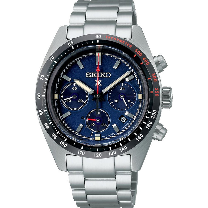 Orologio Uomo Seiko Prospex Speedtimer Carica Solare Blu SSC815P1