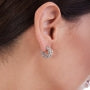 Orecchini Donna Unoaerre Argento Bianco Chicco Di Riso A Lobo 509571